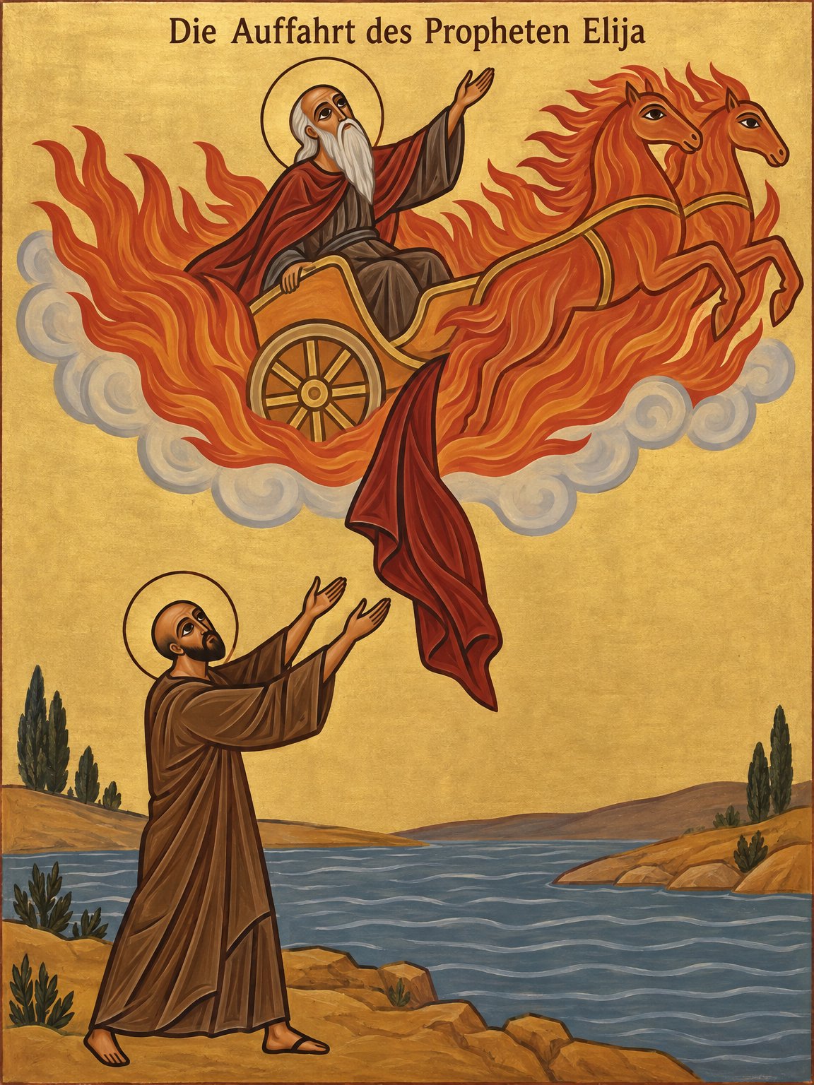 Die Auffahrt des Propheten Elija (2. Kön 2:11)