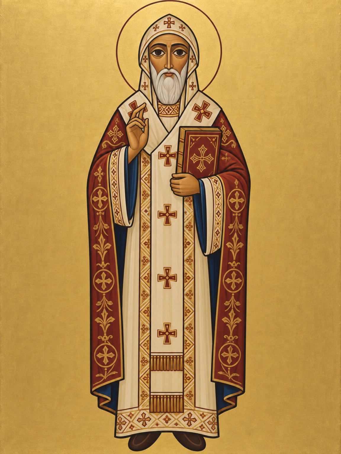 Der heilige Athanasius der Apostolische, der Verteidiger der Gottheit des Sohnes und des Heiligen Geistes