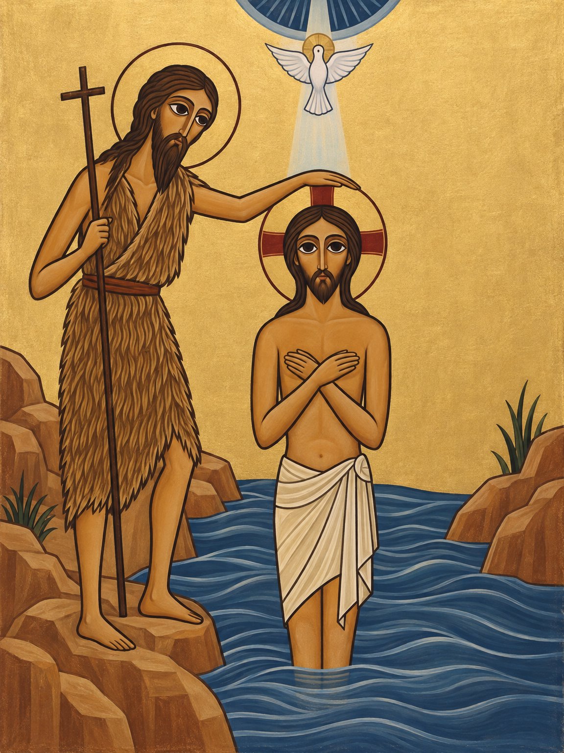 Die Taufe des Herrn im Jordan (Mt 3:16⁠–⁠17)