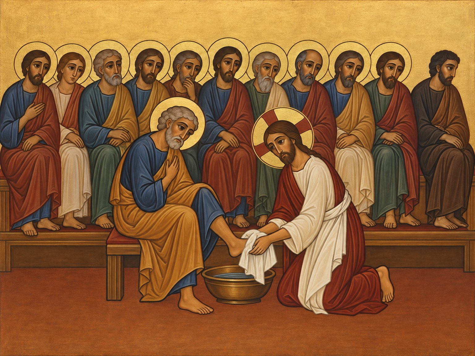 Die Fußwaschung (Joh 13:4⁠–⁠9)