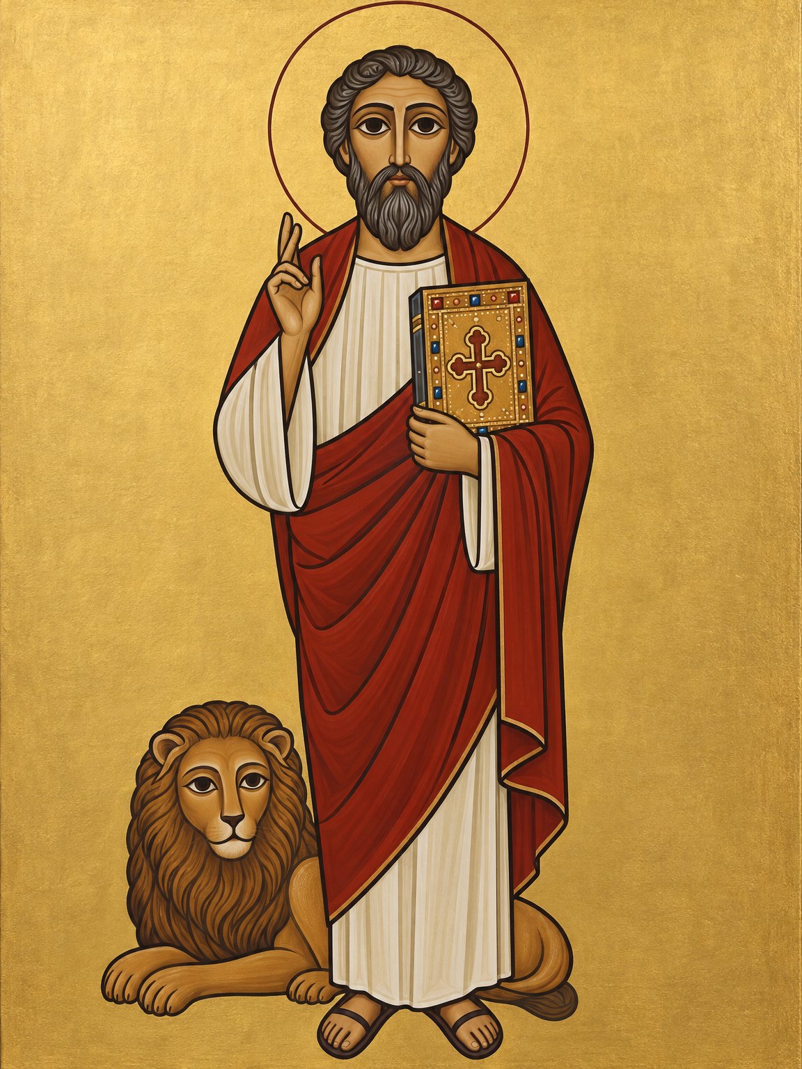 Der heilige Markus, Apostel und Evangelist