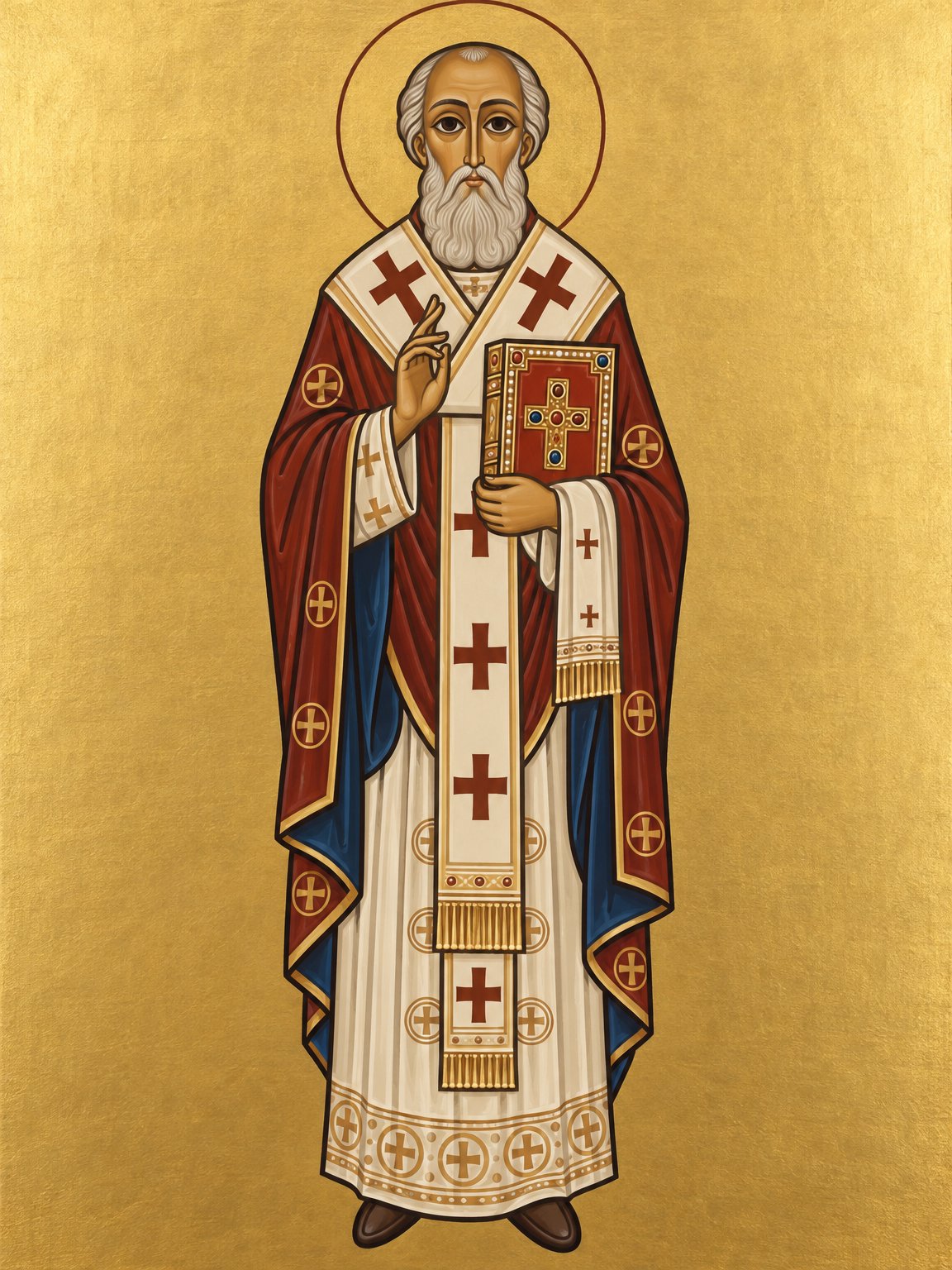 Der heilige Gregor von Nazianz, der Theologe