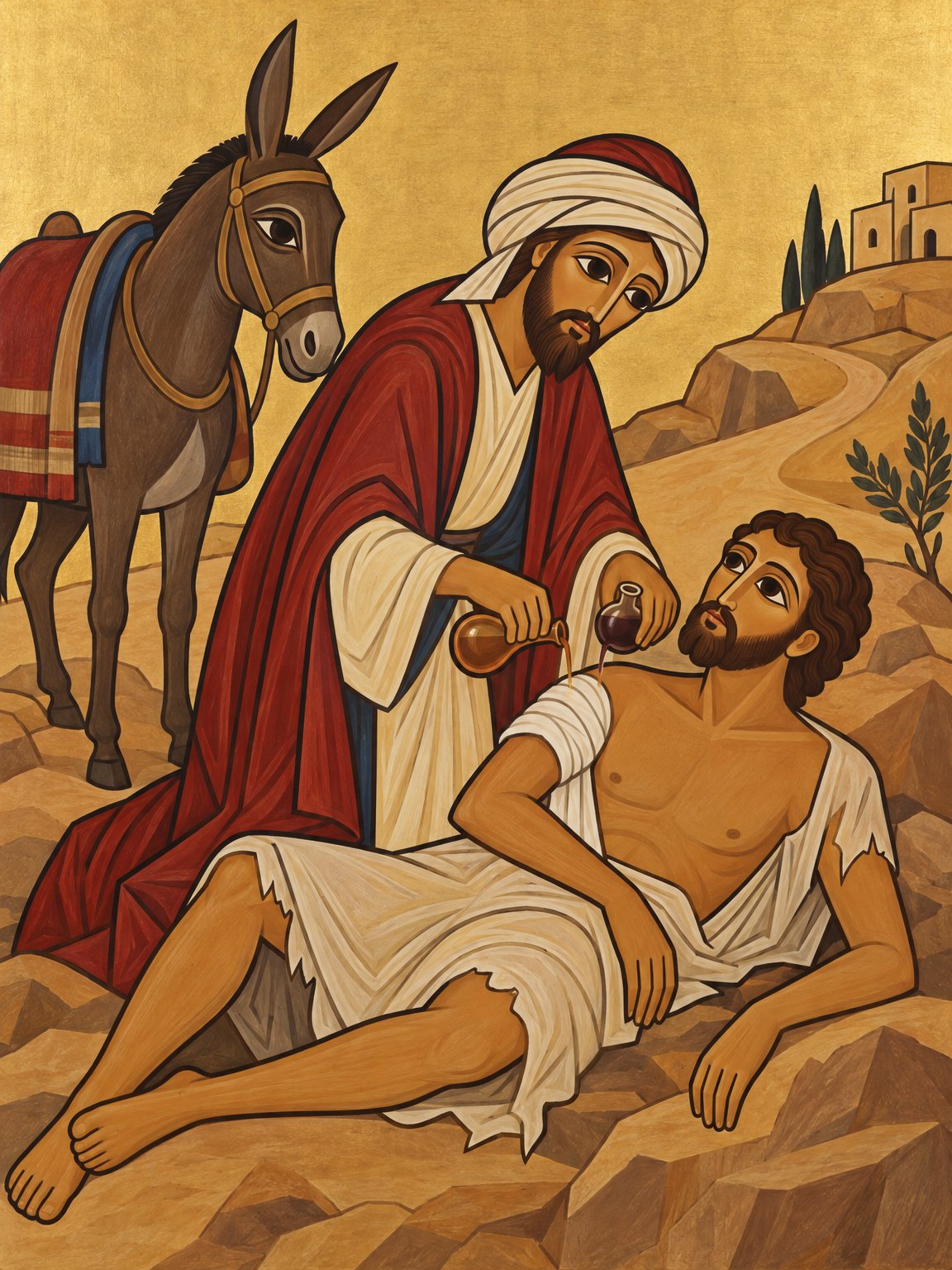 Der barmherzige Samariter (Lk 10:33⁠–⁠34)